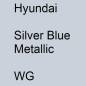 Preview: Hyundai, Silver Blue Metallic, WG.